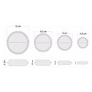 Conjunto de Forma para Pastel 4Pçs 0020