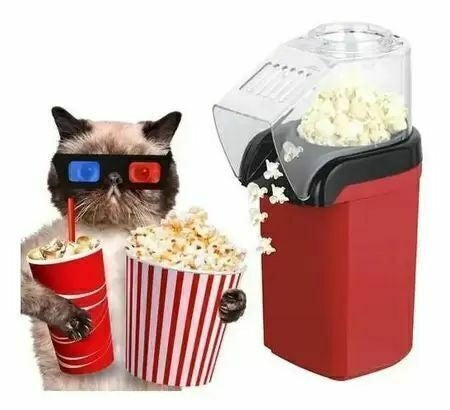 Mini Pipoqueira Elétrica Ar Quente Sem Óleo 110v