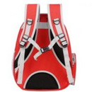 VERMELHO - Mochila Pet Transporte para Cães e Gatos Visão Ampla com Entrada de Ar