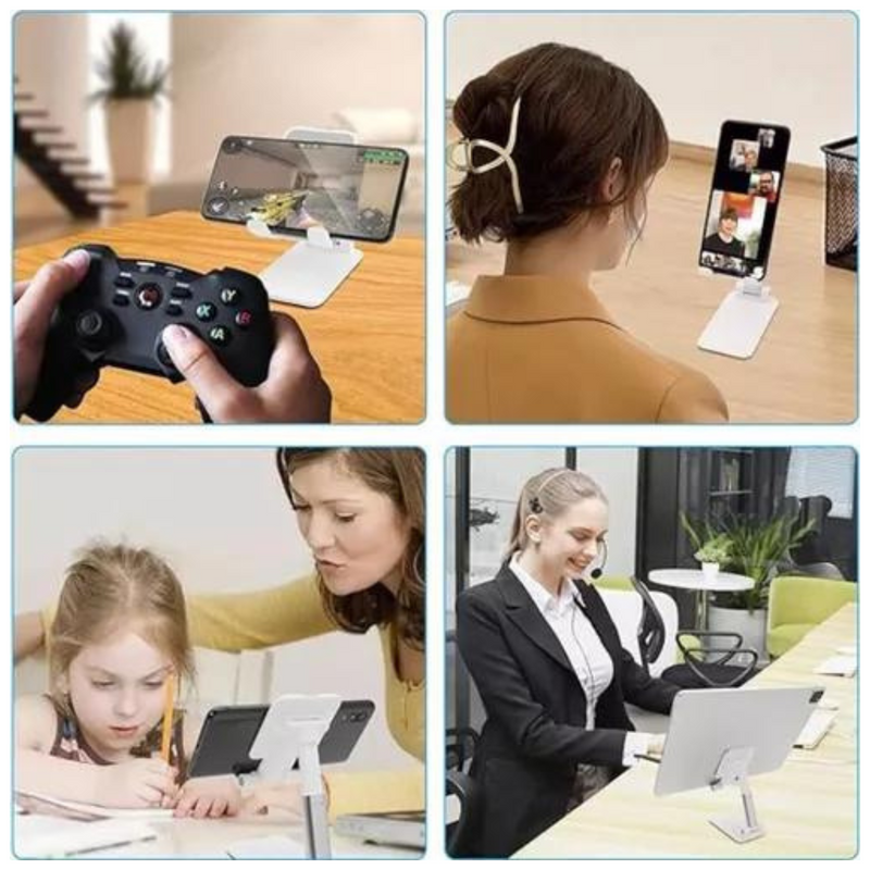SUPORTE CELULAR DE MESA - Universal Ajustável para Celular e Tablet até 7"