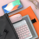 ROSA - Conjunto de Teclado + Mouse Sem Fio Bluetooth Para Notebook e Tablet