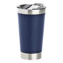 Personalizado - Copo Térmico Inox com TAMPA e ABRIDOR (473 ml) - Azul Escuro