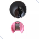 Personalizado Bluetooth - Copo Térmico Som Led e TAMPA com ABRIDOR (420 ml) - Rosa