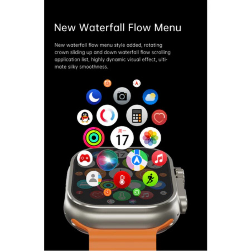 ROSA - GS9 RELÓGIO SMARTWATCH Ultra Mini 41mm 2 Pulseiras
