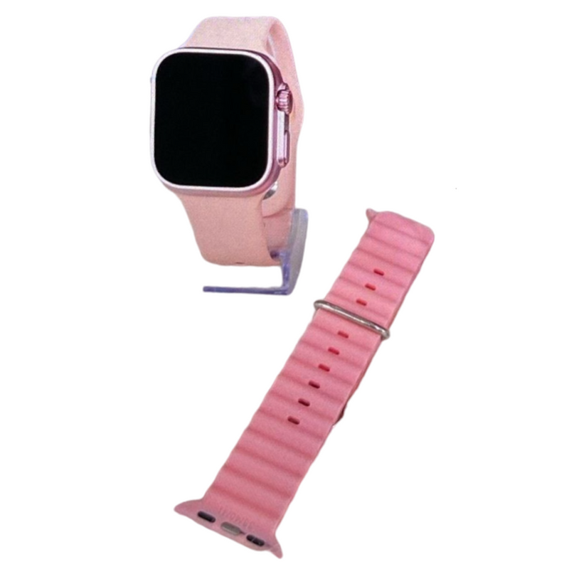 ROSA - GS9 RELÓGIO SMARTWATCH Ultra Mini 41mm 2 Pulseiras