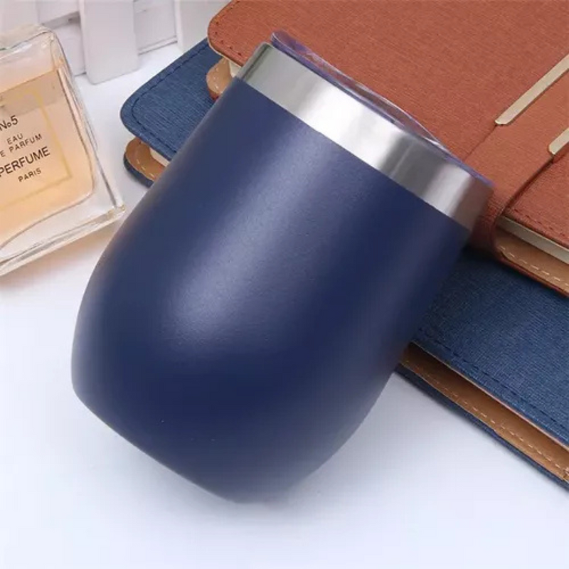 Normal - COPO CUIA Térmico Inox com Tampa Antivazamento (360 ml) - Azul Marinho