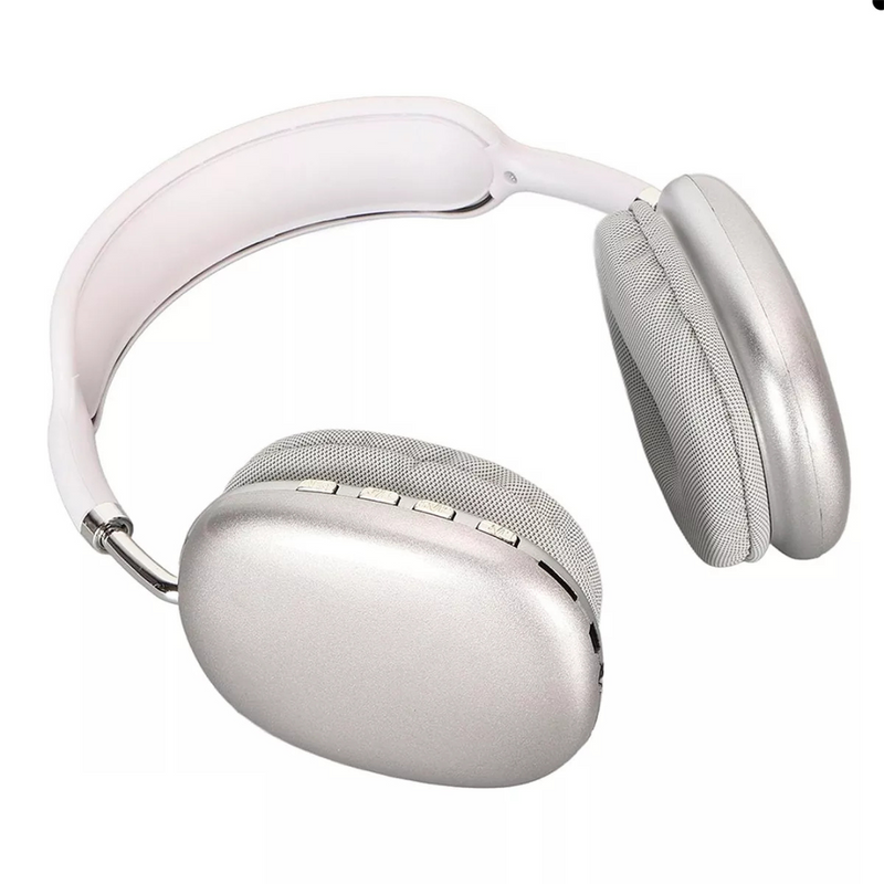 PRATA - P9- Fone De Ouvido Bluetooth Air - S/ Fio Wireless Headphone