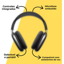 PRETO - P9- Fone De Ouvido Bluetooth Air - S/ Fio Wireless Headphone