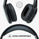 PRETO - P9- Fone De Ouvido Bluetooth Air - S/ Fio Wireless Headphone