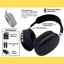 PRETO - P9- Fone De Ouvido Bluetooth Air - S/ Fio Wireless Headphone