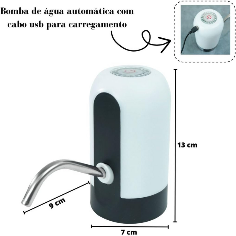 Filtro de Água Dispenser Automático Alta Potência Bivolt BOM-8810