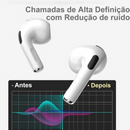 Fone AirPods Pro 3 Estojo de Recarga Lightning - Linha Premium - Branco