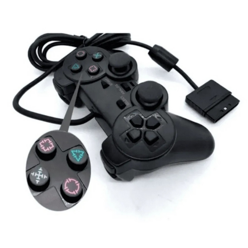 Controle Joystick com Fio para PS2