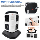 Torre de 2 ANDARES - Tomadas Elétrica com 7 Entradas Universais + 2 Portas USB