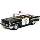 MINIATURA - Chevrolet bel air 1957 policia Metal
