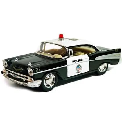MINIATURA - Chevrolet bel air 1957 policia Metal