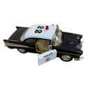 MINIATURA - Chevrolet bel air 1957 policia Metal