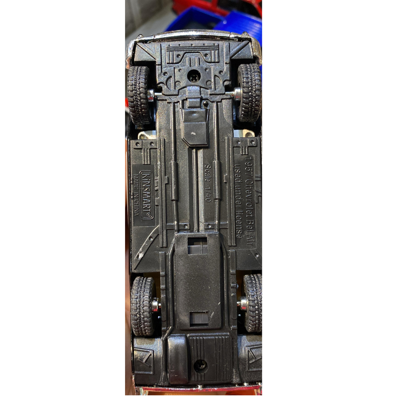 MINIATURA - Chevrolet bel air 1957 policia Metal