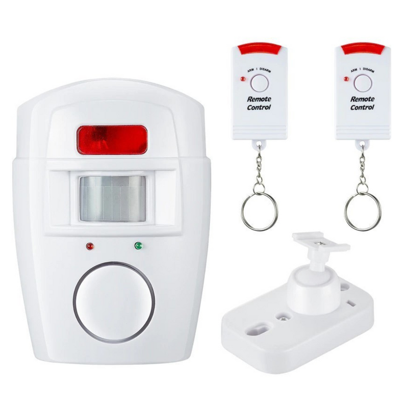 Conjunto de Sensor Alarme Sem Fio com 2 Controles