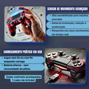 VERMELHO CAMUFLADO - Controle Sem Fio PS4 Bluetooth Joystick Gamer Recarregável