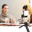 SUPORTE TRIPÉ COM LED -  Bastão de Selfie Conjunto de Gravação - BM-244