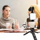 SUPORTE TRIPÉ COM LED -  Bastão de Selfie Conjunto de Gravação - BM-244