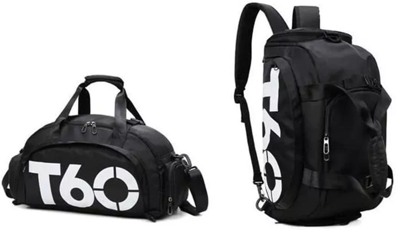PRETO - T-6 - Bolsa Esportiva Multifuncional Transversal