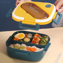 AMARELO e AZUL - Marmita Hermética com Alça e Talheres 0061