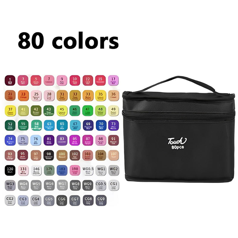 Kit Livro Colorir URSO BOB (Azul) + 80 Canetas 