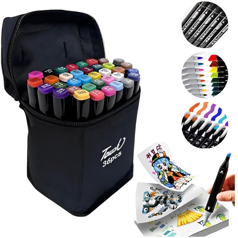 Kit Livro Colorir URSO BOB (Rosa) + 36 Canetas