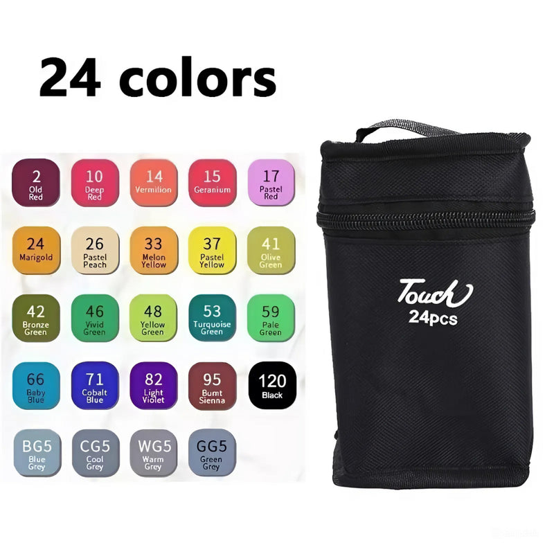 Kit Livro Colorir LIL. STI. (Rosa) + 24 Canetas
