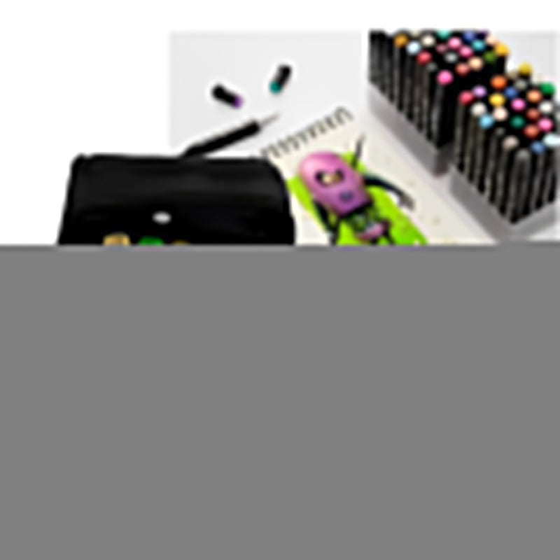 Kit Livro Colorir LIL. STI. (Azul) + 24 Canetas
