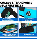 PRETO - Pochete Fitness Corrida Academia