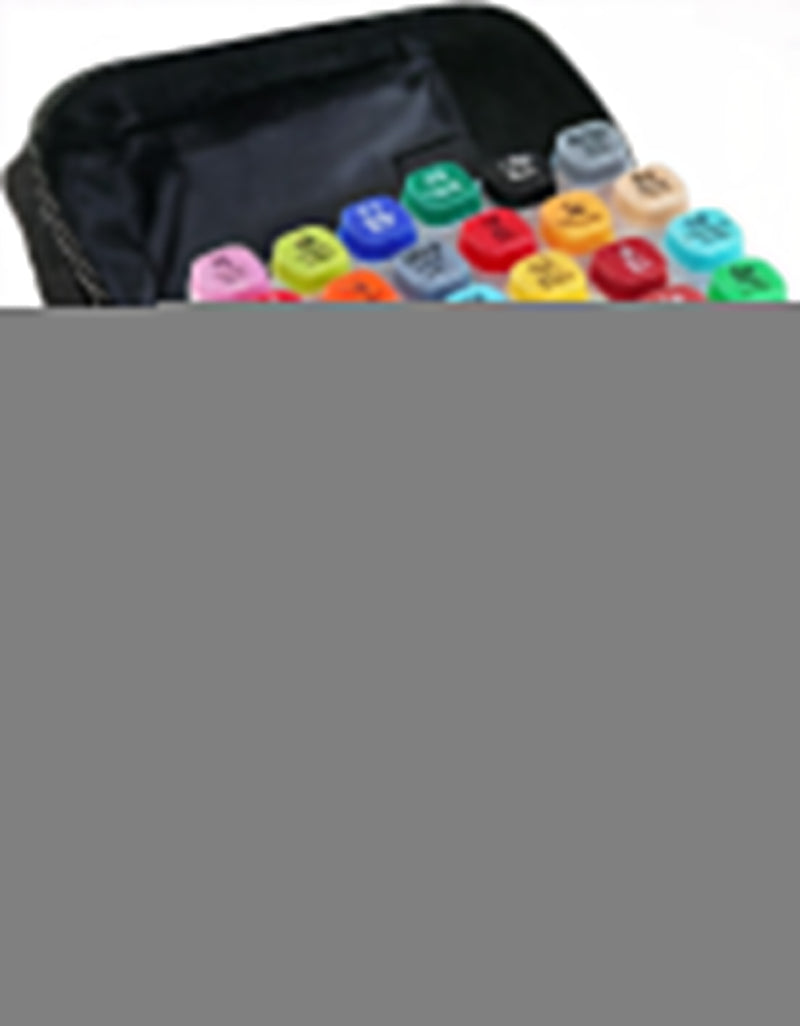 Kit Livro Colorir LIL. STI. (Azul) + 24 Canetas