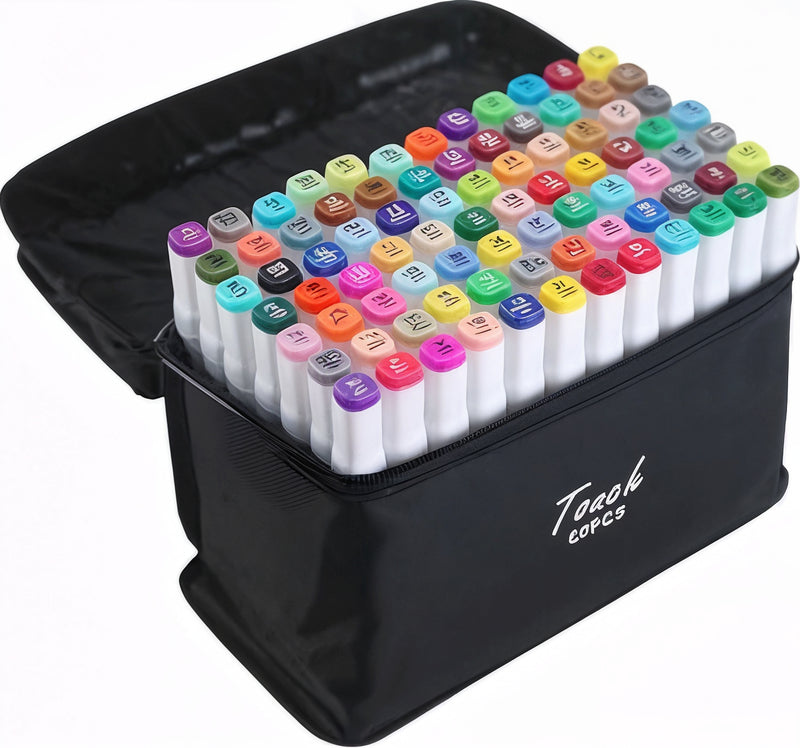 Kit Livro Colorir URSO BOB (Azul) + 80 Canetas 