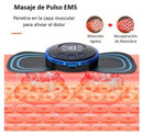 Mini Massageador Elétrico Portátil Recarregável Eletroterapia Pescoço e Perna - Bivolt