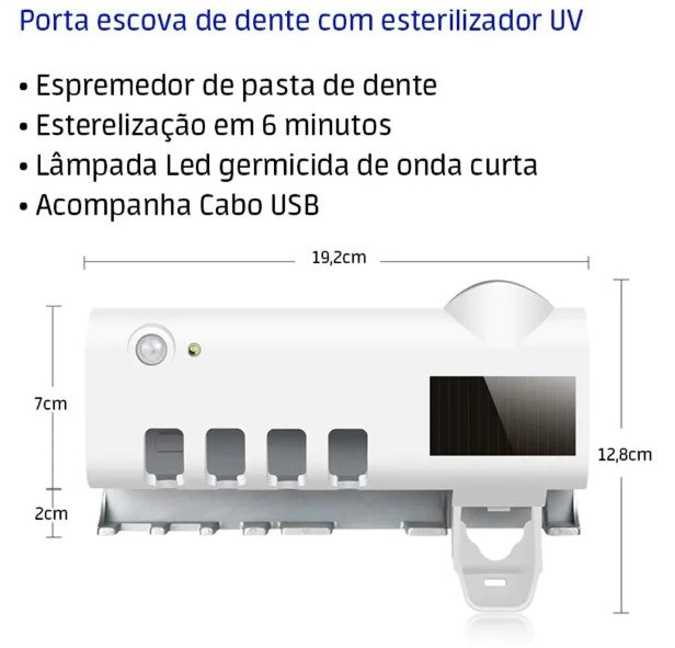 Dispenser Automático Suporte de Pasta de Dente BM-F1013