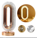 RETRÔ - Luminária Abajur Cristal Led Touch Recarregável USB - BM-F1051