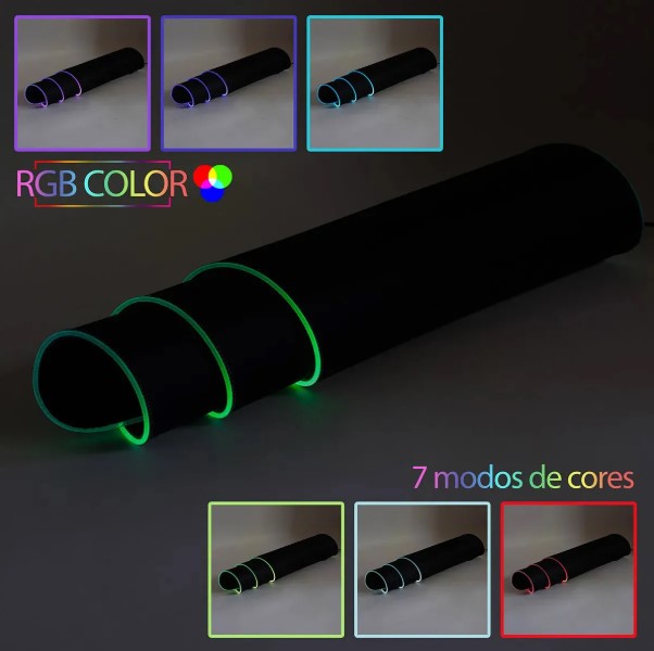 Mouse Pad Speed Gamer Led BM-791