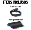 Mouse Pad Speed Gamer Led BM-791