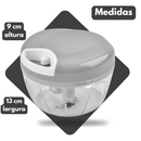 500ML -  Mini Triturador Processador Manual 3 Lâminas - (Cores Sortidas)