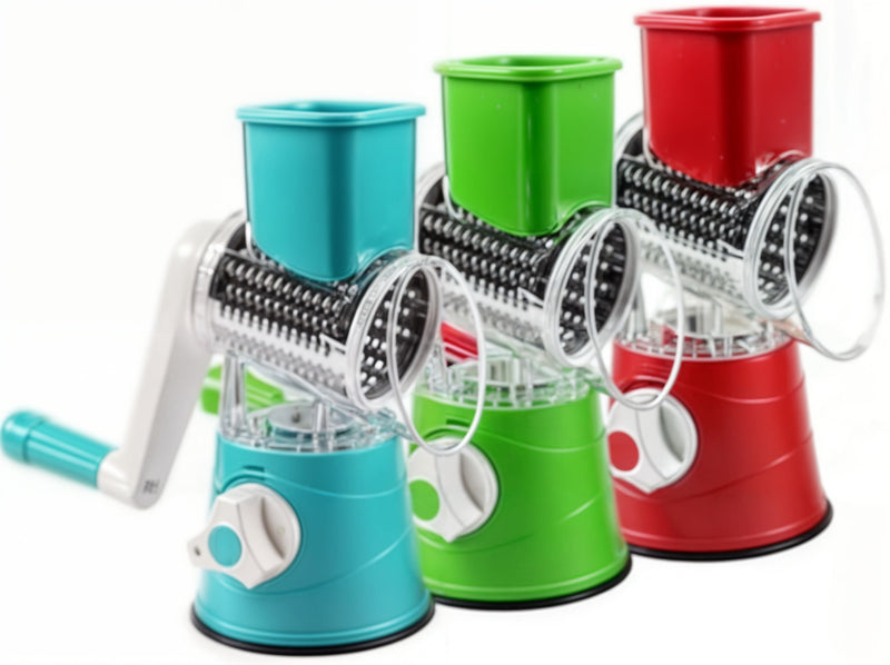 FATIADOR Manual de Legumes Giratório Multiuso Inox 3 em 1 - BM-A20