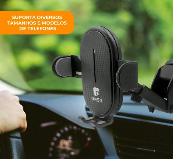 SUPORTE CELULAR AUTOMOTIVO - Universal Ajustável - ON7402