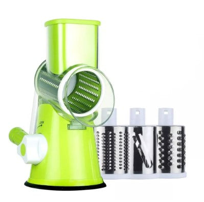 FATIADOR Manual de Legumes Giratório Multiuso Inox 3 em 1 - BM-A20