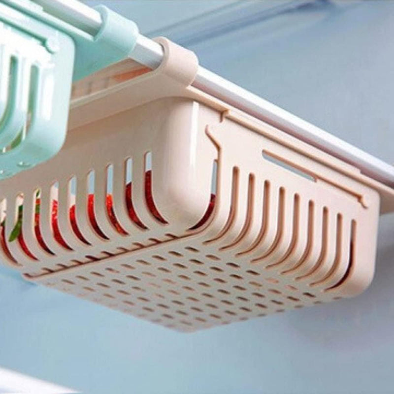 Cesto de Encaixar Organizador de Geladeira - (Cores Sortidas)