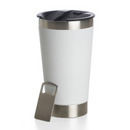 Personalizado - Copo Térmico Inox com TAMPA e ABRIDOR (473 ml) - Branco