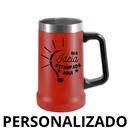 Personalizado - Caneca Térmica Inox De Cerveja (709ml) - Vermelho
