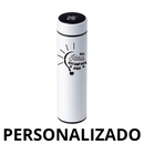 Personalizado - Garrafa Térmica com LED e Termômetro (500ml) - Branco