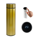 Personalizado - Garrafa Térmica com LED e Termômetro (500ml) - Dourado
