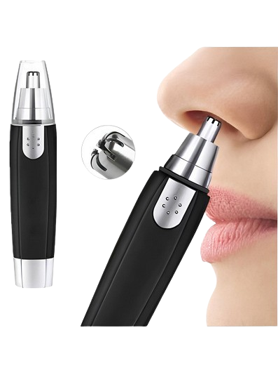 Kit Cuidados Masculinos - Máquina de Cortar Cabelo (Dragão) + Aparador de Pelos Nariz